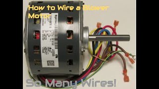 How to Wire a MultiSpeed Motor | Furnace Fan, Blower, Washing Machine
