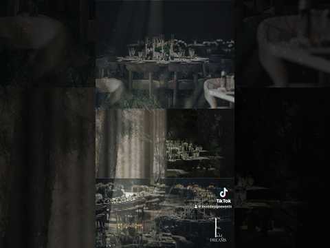 Enchanted Forest Wedding Theme Luxury Arabic Wedding In Dubai Luxurywedding Dubai Wedding