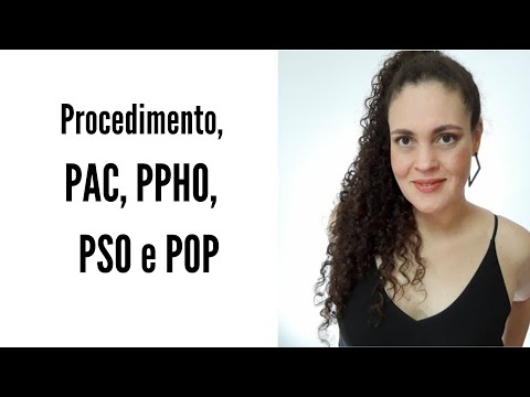 Procedimento, PAC PPHO PSO (MAPA) e POP (ANVISA)