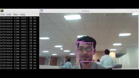 real time face detection demo