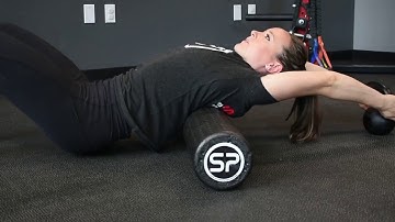 Kettlebell Anchored Foam Roller Thoracic Spine Extension | Sports Performance Physical Therapy
