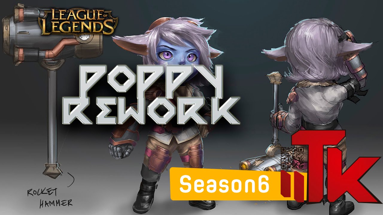 League of Legends - Poppy Rework - 5.24 - Skills - YouTube