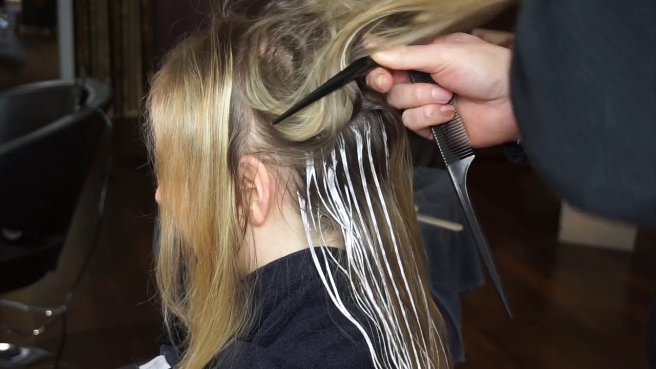 TUTORIELBalayage blond cheveux fin
