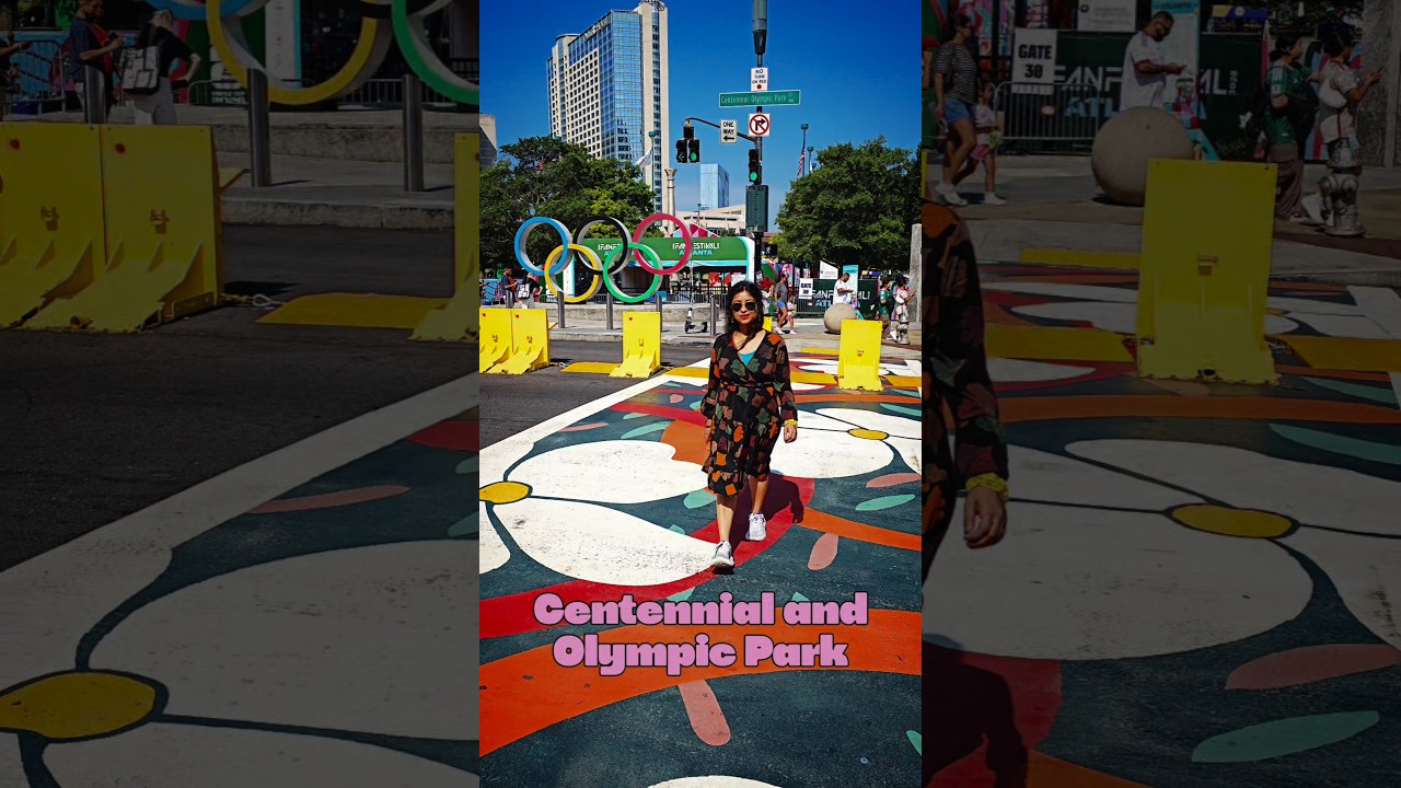 Centennial Olympic Park | Downtown Atlanta GA |#travellovingsouls #shorts #shortsvideo #shortsfeed