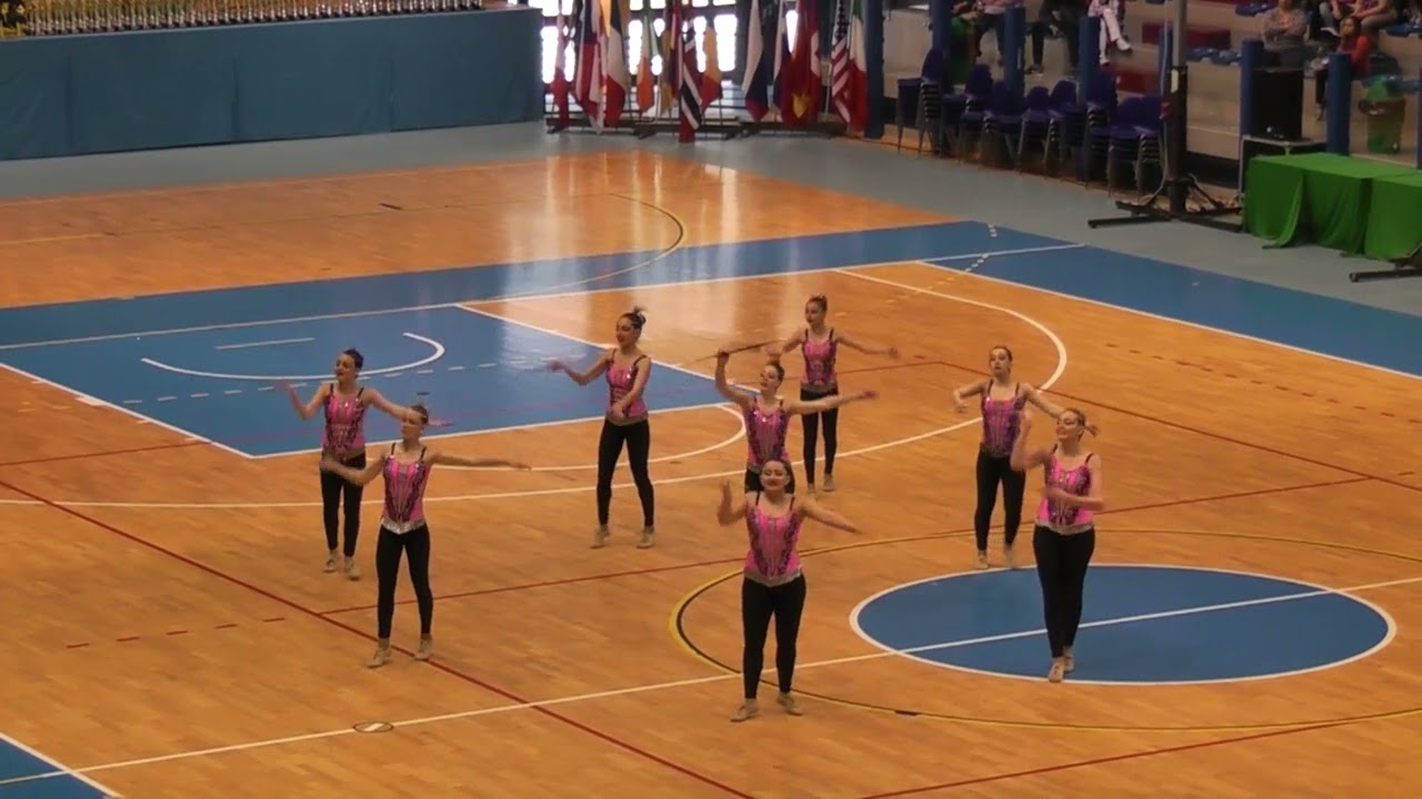 NBTA World Competition Twirling Lignano 2015 Twirling Team Junior  - France