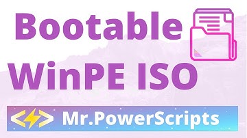 Using OSCDIMG.exe to create a bootable ISO and load a WinPE WIM image