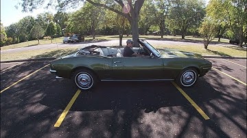 1968 PONTIAC FIREBIRD CONVERTIBLE TOP OPERATION