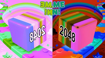 Jelly Run 2048 🪼vs Reverse gameplay  Colour Run walkthrough , iOS Android New Update ( part : 2122 )