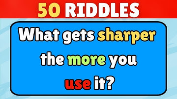 50 Hardest Riddles & Brain Teasers Quiz 🧠 | Impossible Logic Puzzle Challenge for Geniuses 🤯