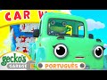 FUGIR DO LAVA A JATO!!! | 1 HORA DO GECKO! | Garagem do Gecko | Desenhos Animados em Português