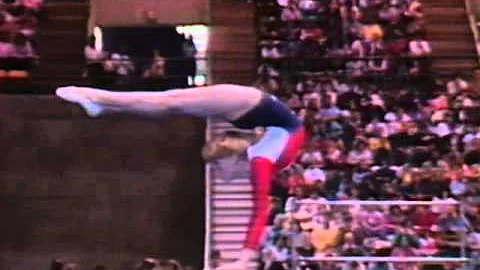 Kristie Phillips - Balance Beam - 1986 McDonald's ...