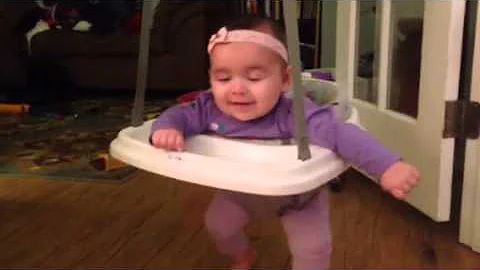 Beatrice Sanders twin Jumping!