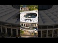 Vertical video. Istanbul, Turkey. Besiktas Stadium (Tuprash). On the shore of the Bosphorus Strai...