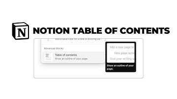 Notion Table of Contents