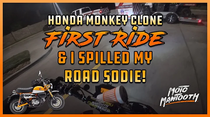 Honda Monkey Clone First Ride | Spilled My Road Sodie