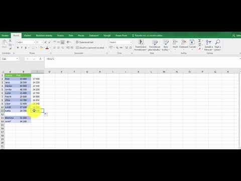 Video: Jak Zkopírovat Vzorec V Aplikaci Excel