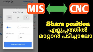 How to convert intraday to delivery in zerodha