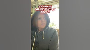 When the extrovert adopts the introvert! #comedyfilms #funny #introvert ￼