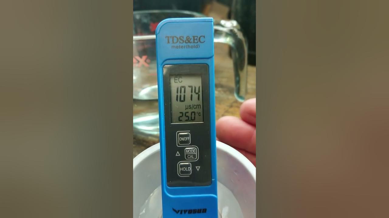 How to Calibrate the Vivosun TDS & EC Meter YouTube