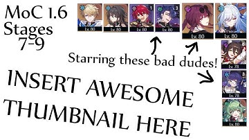 Star Rail: Memory of Chaos 1.6, Stages 7-9 (DoT comp + E0 Jingliu Hypercarry)