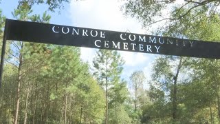 Dedication ceremony held for historic African American cemetery in Conroe