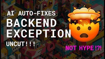 No Hype, Uncut: AI Fixes Backend Production Bug Automatically
