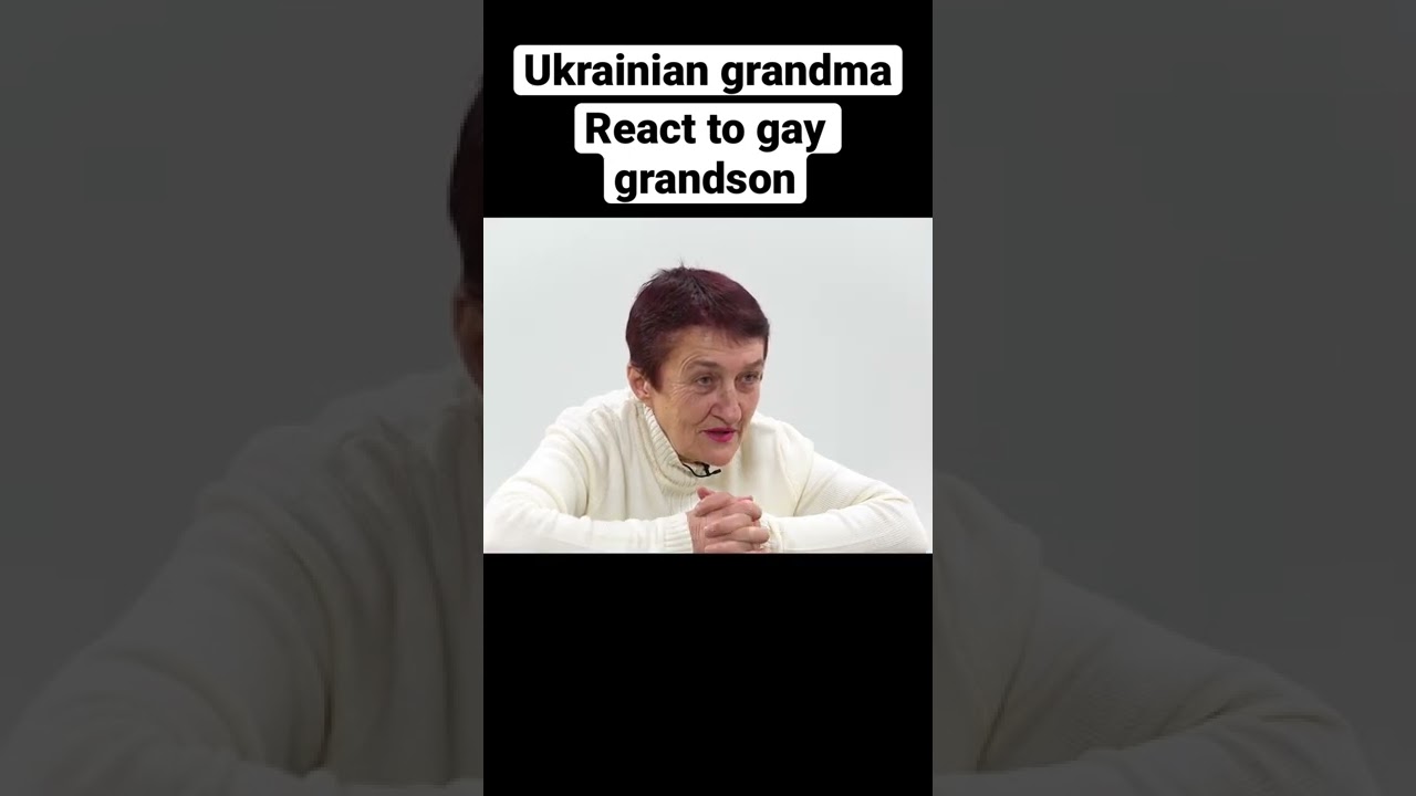 Grandma react to gay grandson
