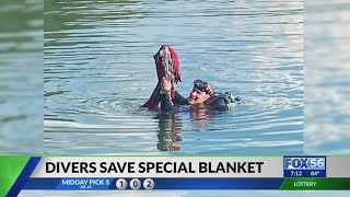 Celebrity Divers reunite boy with special blanket at Lake Cumberland Profile