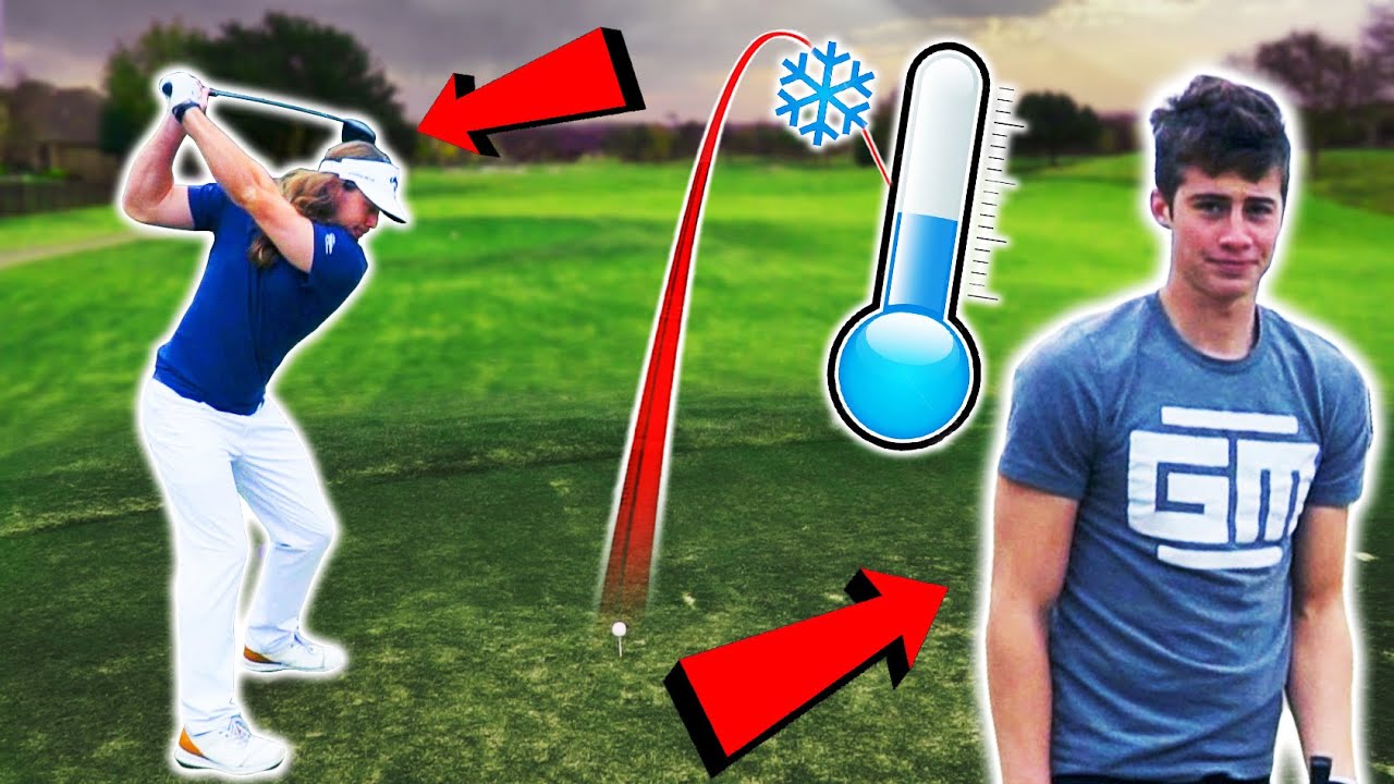 Playing Golf In TShirts FREEZING COLD TEMPERATURES YouTube