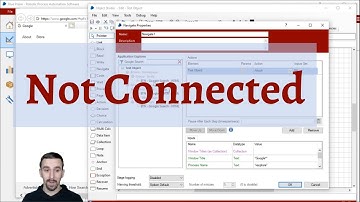 Not Connected - Blue Prism Errors