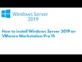 How to install Windows Server 2019 Evaluation on VMware Workstation Pro 15 in Malayalam