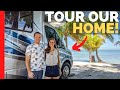 Full Time RV Tour 🚐 Fleetwood Class C Remodeled RV