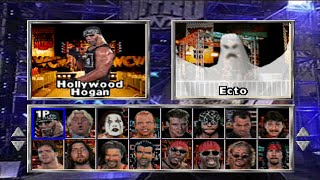 WCW Nitro All Characters [PS1] - YouTube