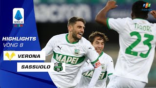 [HIGHLIGHT] VERONA - SASSUOLO: BOGA VÀ BERARDI GIÚP NGỰA Ô BAY CAO I VÒNG 8 SERIE A