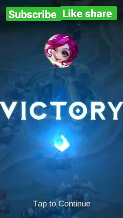 Victory scene mobile legend