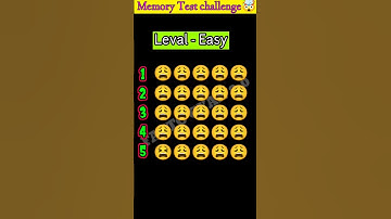 Memory Test || Find The Odd Emoji Out || Emoji Puzzle Quiz || part 10 || #quiztime #shorts  #viral
