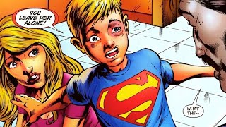 Superman Saves A Boy From His Abusive Father
