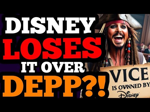 Disney LOSES IT over Johnny Depp’s WIN, with Elaine Bredehoft and Amber Heard?! Pirates SALT w Vice?