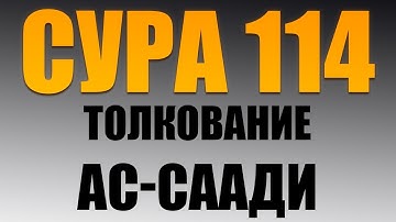 Сура 114 Ан Нас Коран перевод на русский язык