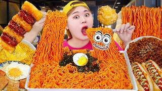 Asmr Mukbang Korean Food Comic Book Cafe Tteokbokki Fried Chicken By Hiu 하이유