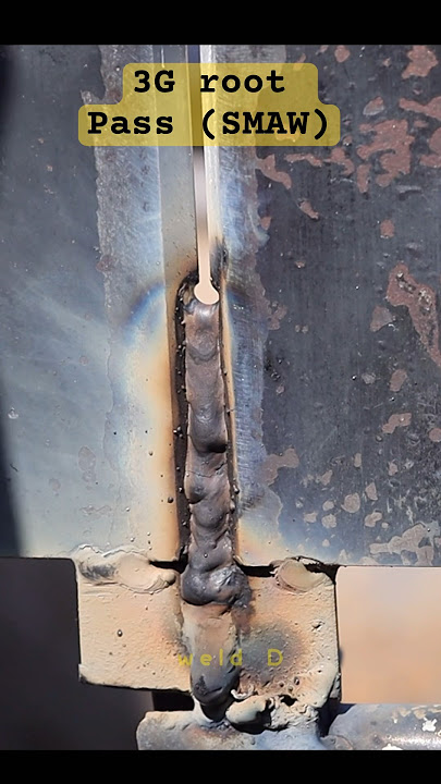 3G root pass SMAW #welding #welder
