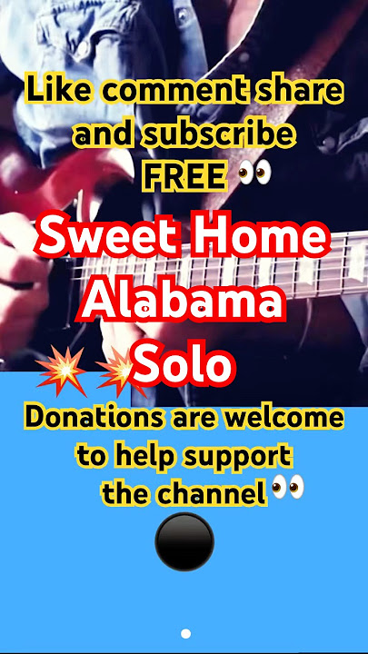 Sweet home Alabama lead solo #guitarlesson #guitartabs #shorts #short #chords #music #guitarcover