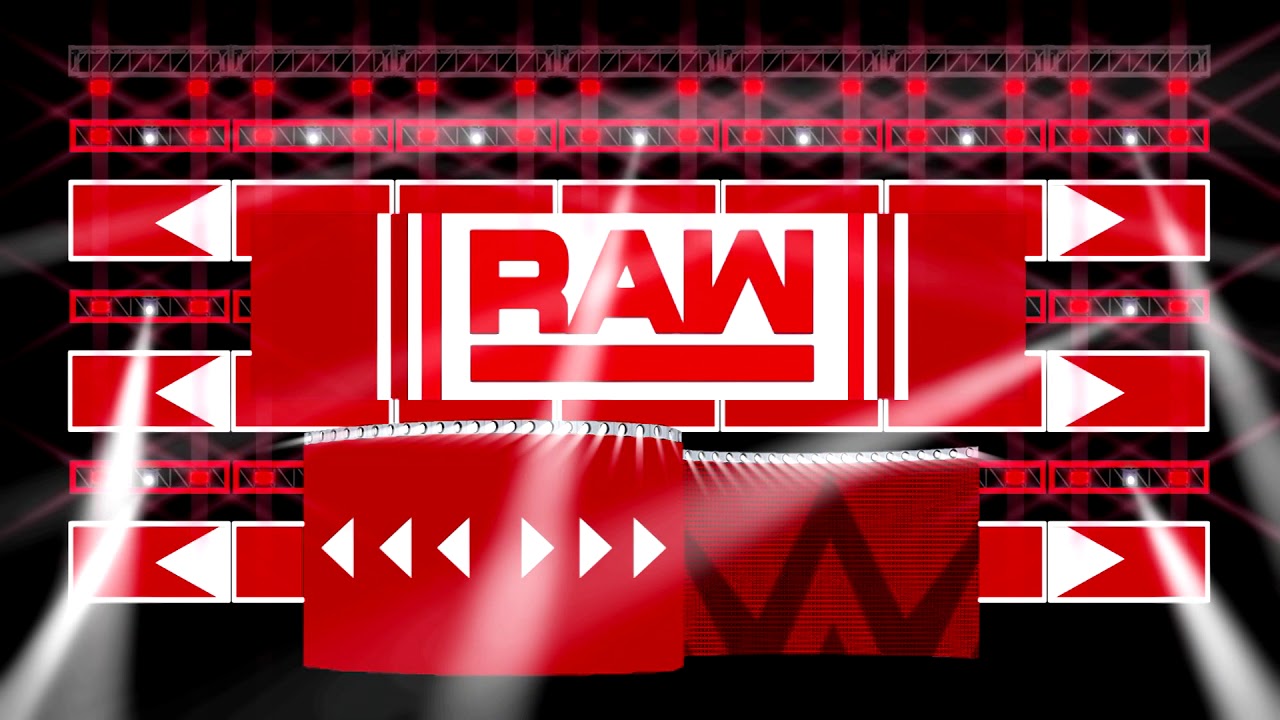 Wwe Raw 18 Figure Stage Only With Crowd Youtube