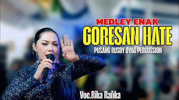 PUSANG RUSDY OYAG PERCUSSION | GORESAN HATE MEDLEY - RIKA RAFIKA