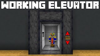 🦅 Minecraft Bedrock 1.20: Working Elevator Tutorial!