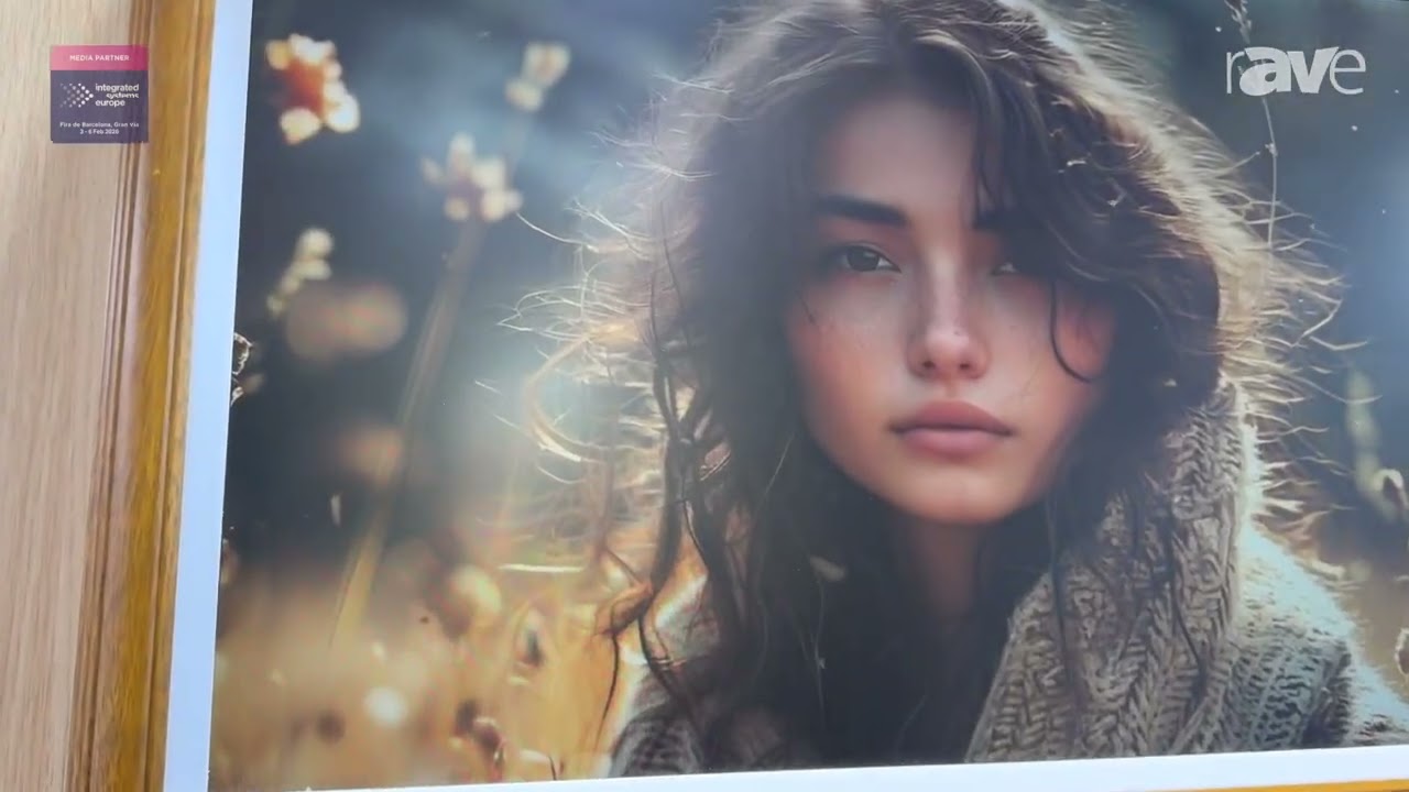 ISE 2026: GAOKE Shows Off GAOKEview AI Digital Picture Frame