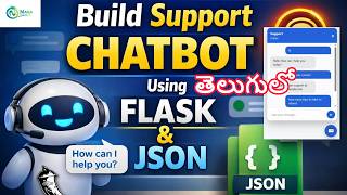 Python Flask తో Professional Support Chatbot ఎలా తయారు చేయాలి | JSON and Python Project 2026