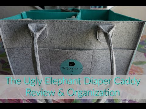 elephant diaper caddy