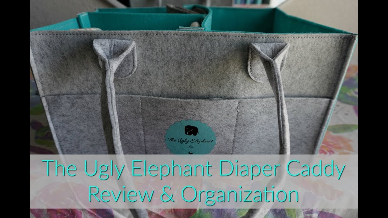 elephant diaper caddy