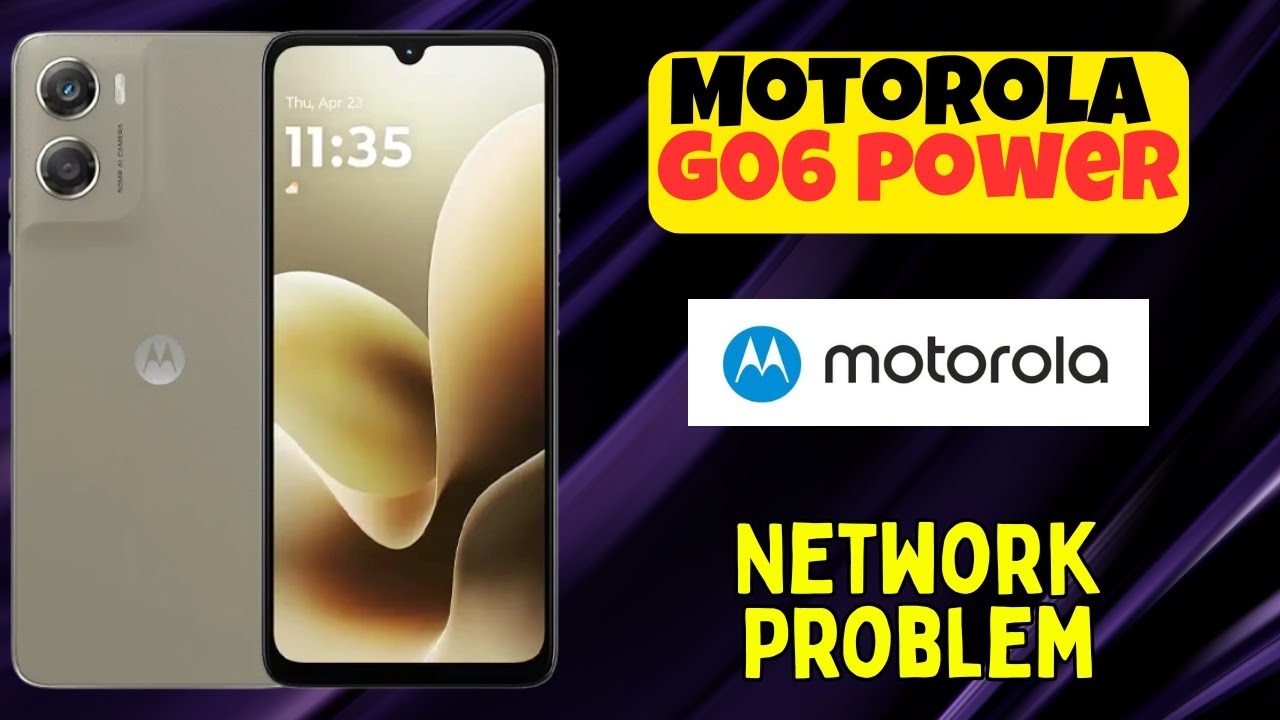 Как решить проблему с питанием от сети Motorola G06 | Нет сигнала или проблемы с SIM-картой